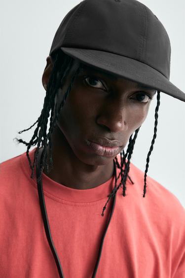 TECHNICAL FLAT PEAK CAP - Black by Zara - Image 3