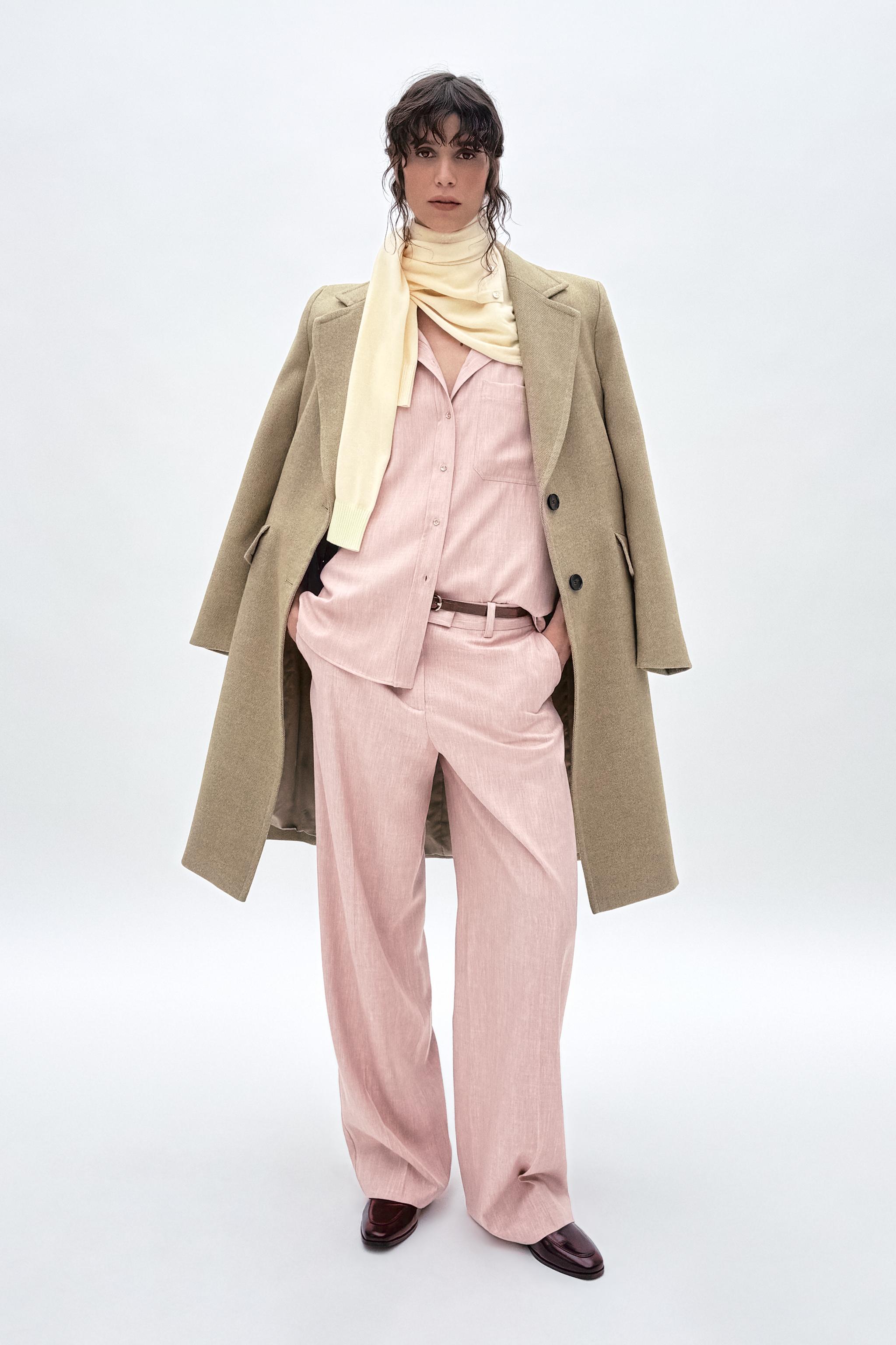 極美品✨papier パピエ　open collar coat キャメル オコシ金具ミニ財布 キャメル | Leather+