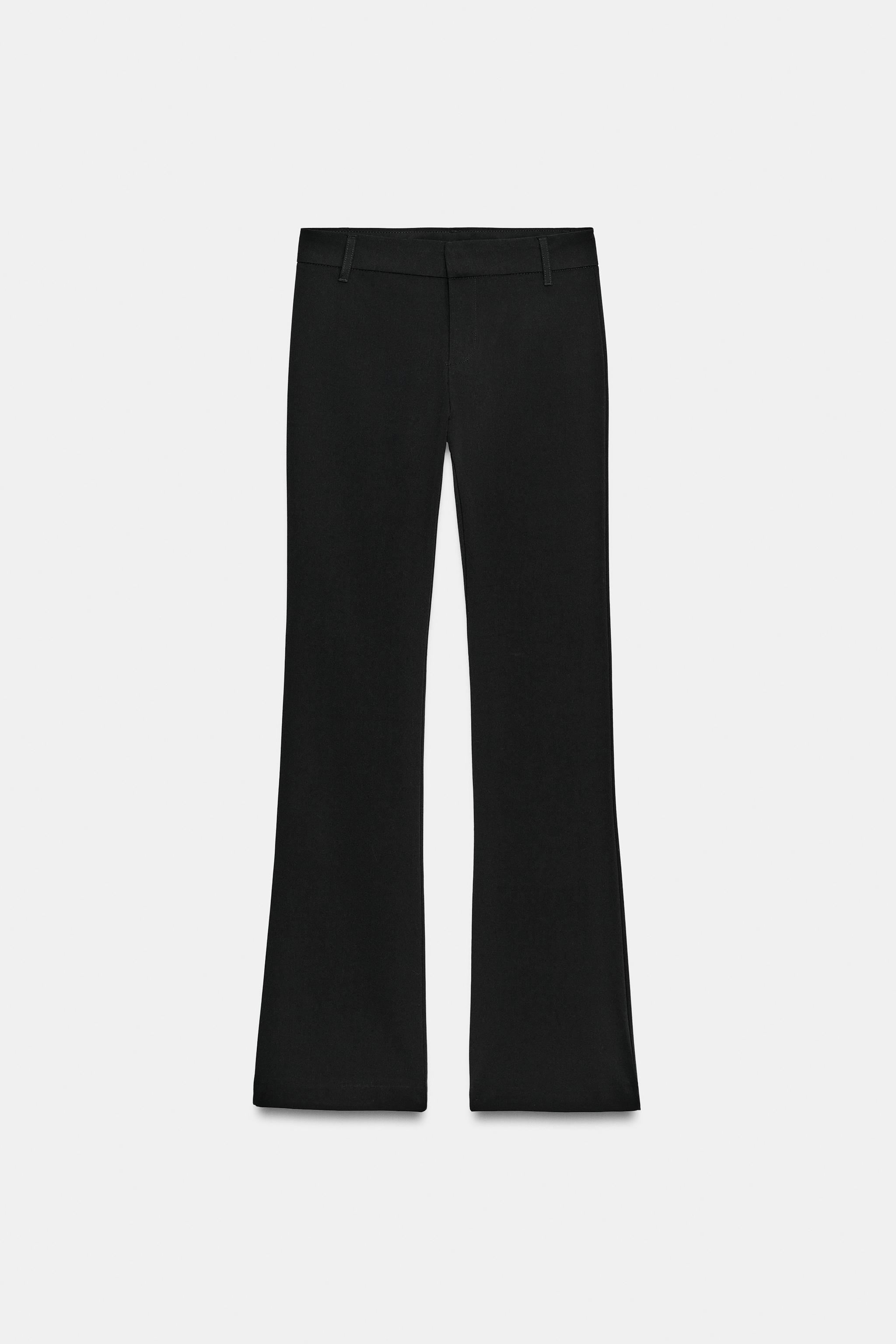 PANTALON FLARE À PASSANTS