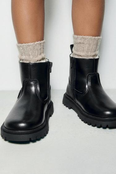 ЧОБОТИ НА ПІДКЛАДЦІ - Чорний Zara
