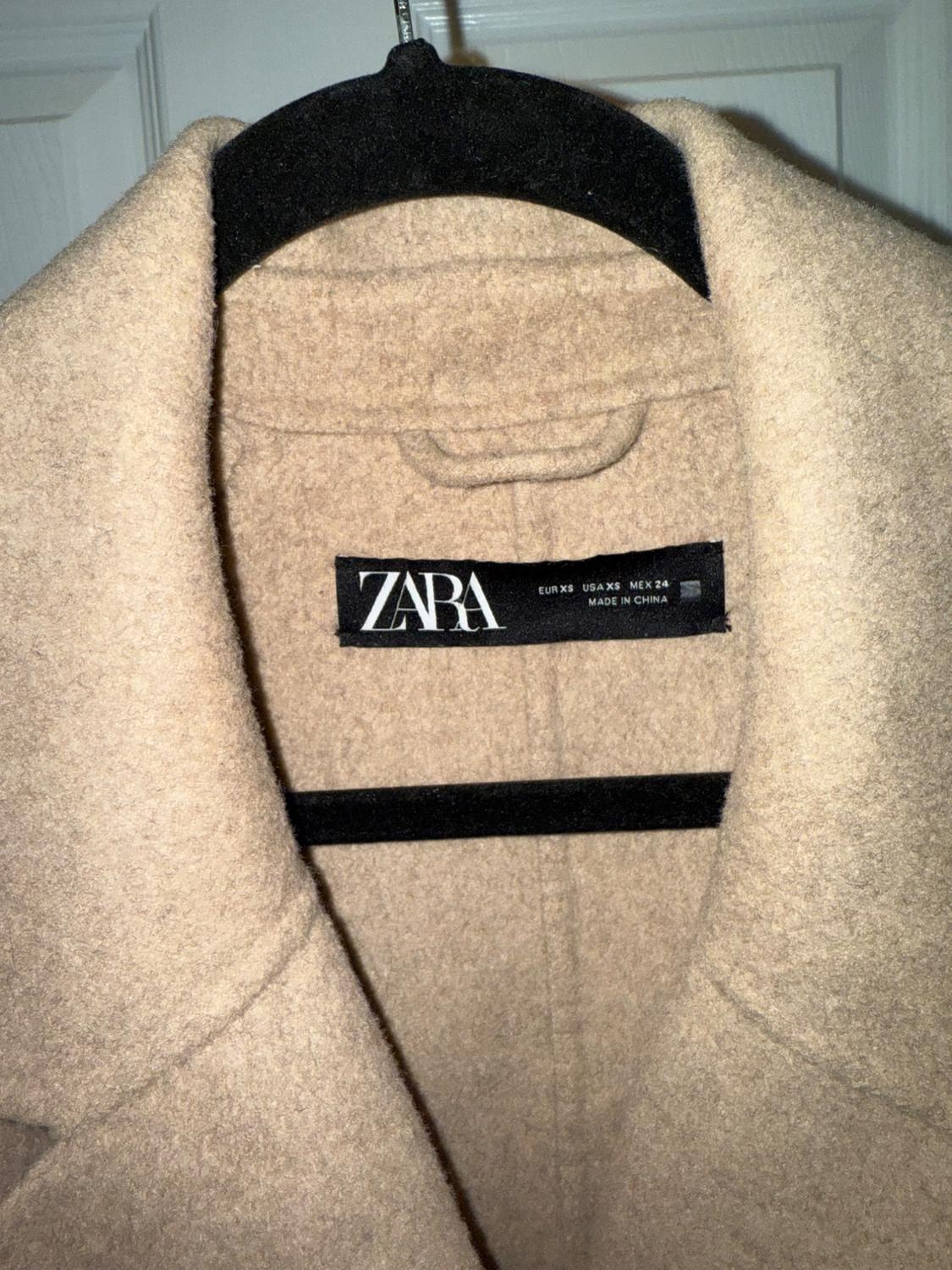 BELTED WOOL BLEND COAT - Image 4