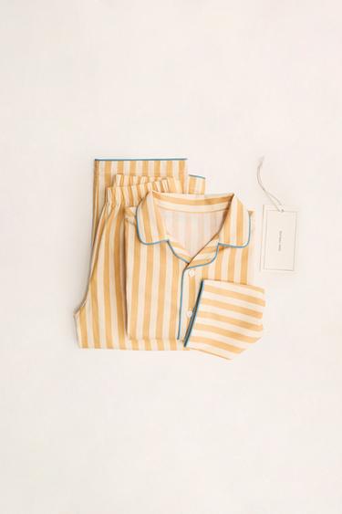 Zara ZARA TIMELESS - TRIIBULINE PIDŽAAMA - Yellow - Pilt 0