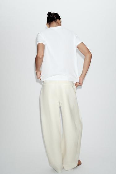 METALLIC SHORT SLEEVE T-SHIRT - Golden by Zara - Image 3