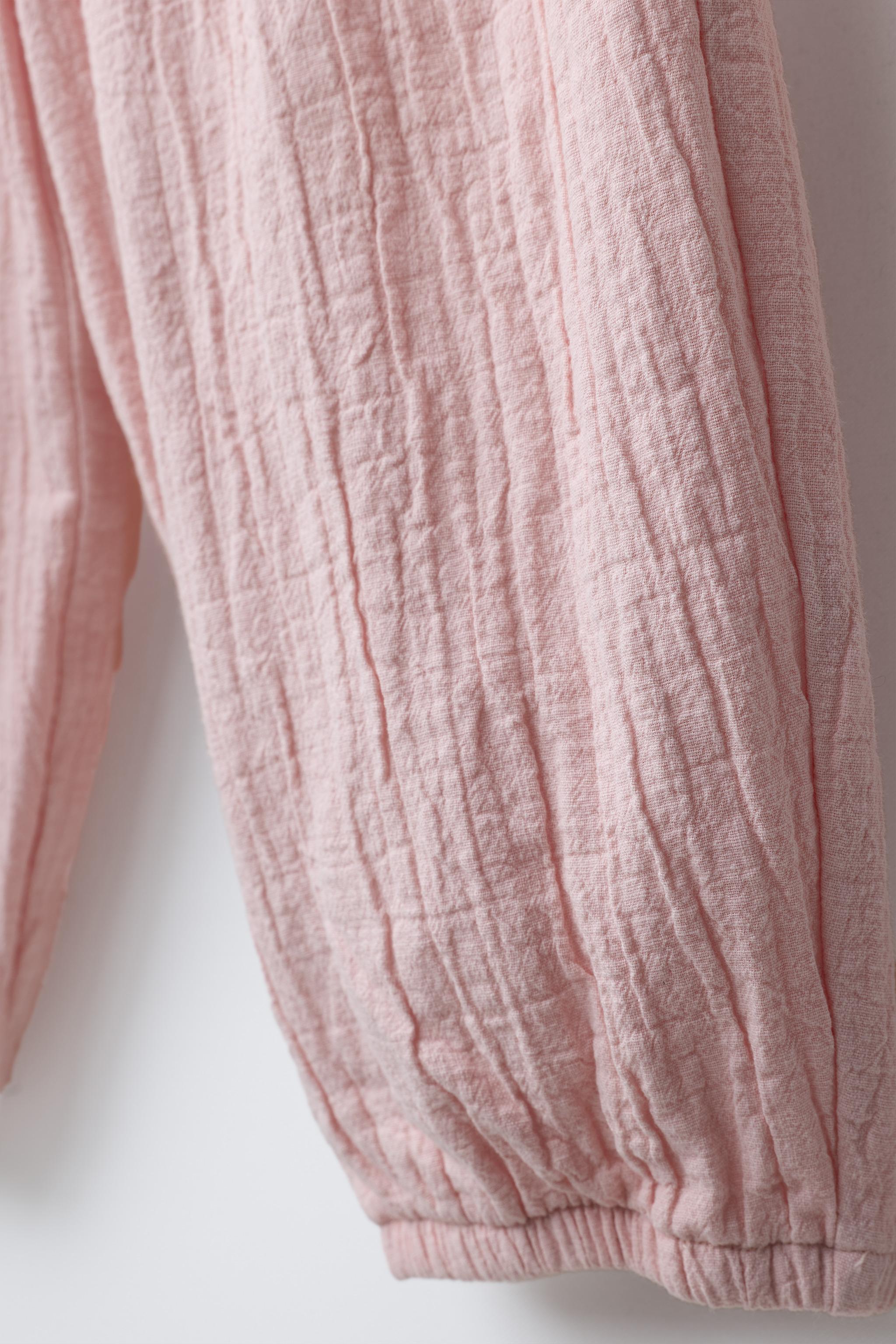 PANTALON BAGGY TEXTURÉ
