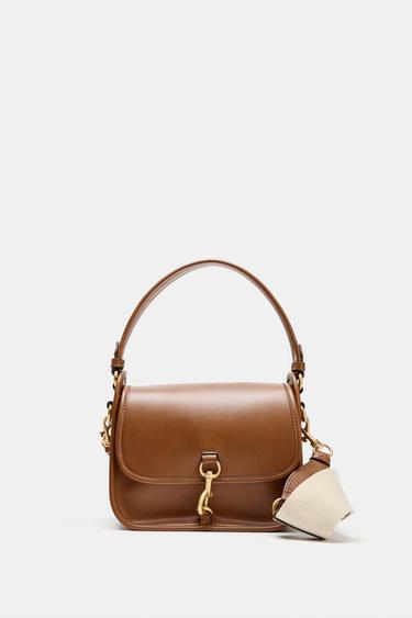 BANDOLERA DETALLE CIERRE - Tostado oscuro de Zara