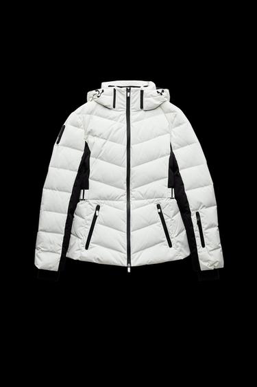 Zara RECCO® TECHNOLOGY WATER RESISTANT AND WIND PROTECTION DOWN JACKET SKI COLLECTION - Black / White - Image 0