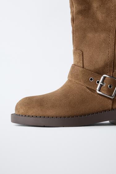 BOTTES À BOUCLES - Marron de Zara - Image 5