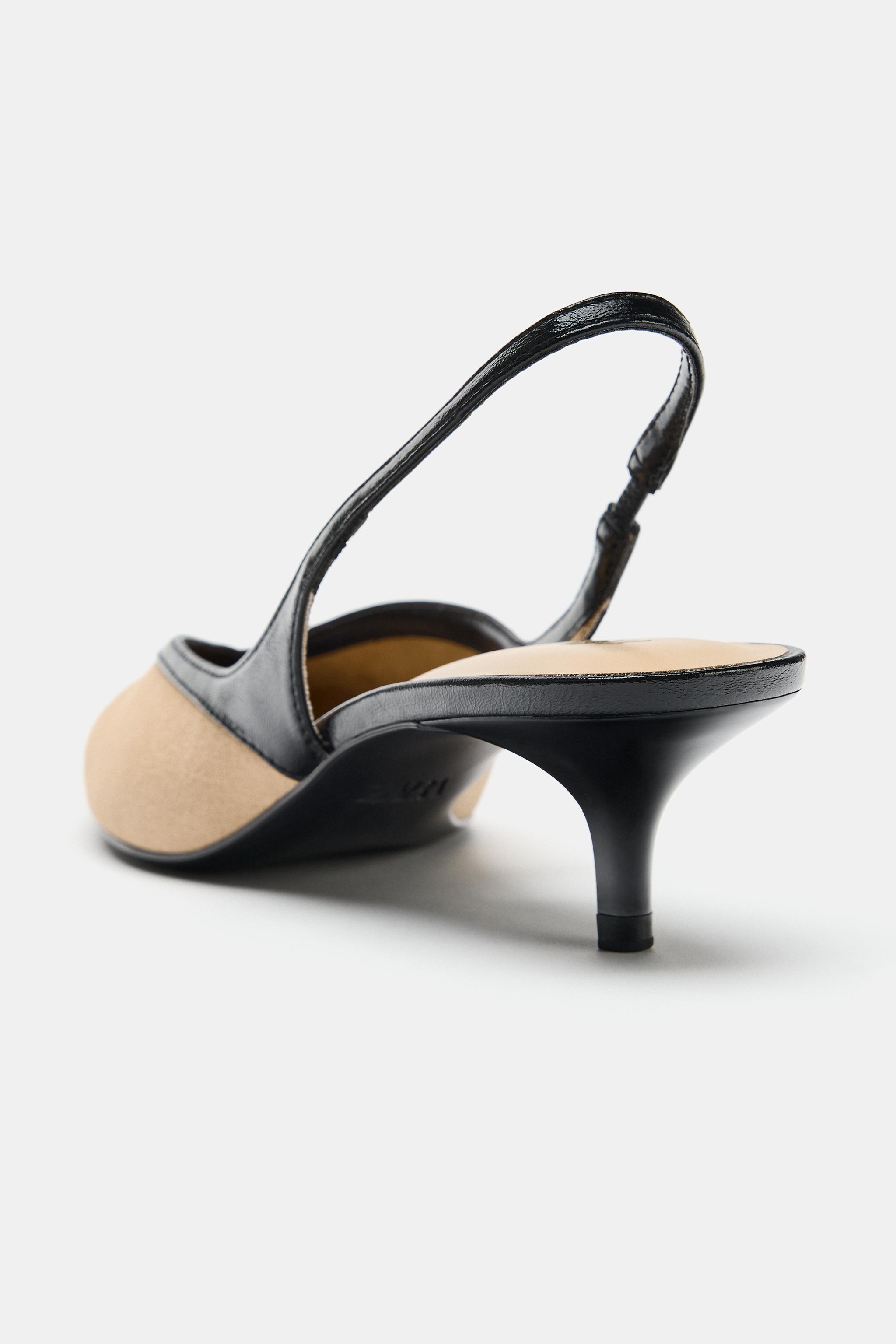 COMBINED SLINGBACK HEELS