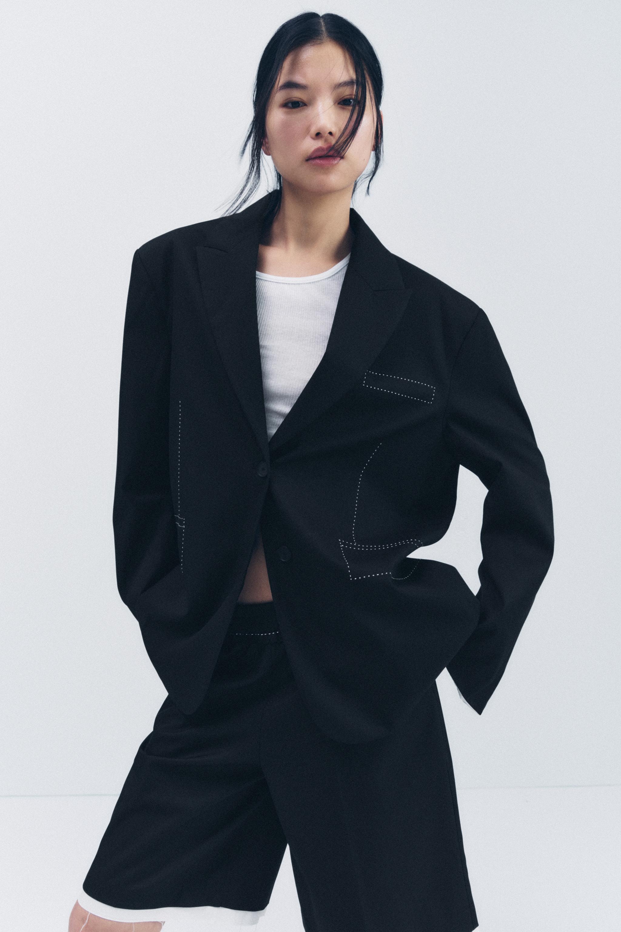 Black blazer hot sale zara woman