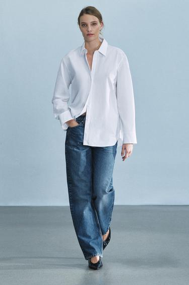 JEAN ZW COLLECTION DROIT TAILLE MOYENNE - Bleu de Zara - Image 3