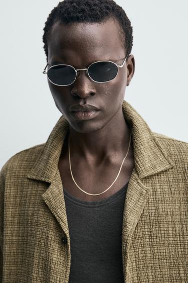 CHEMISE STRUCTURÉE EFFET FROISSÉ - Beige de Zara - Image 4