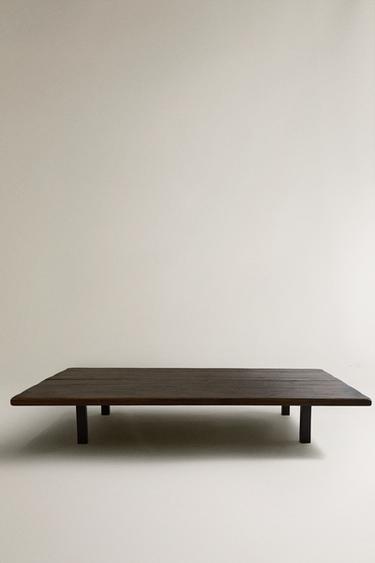 LOW-LEG COFFEE TABLE - Dark brown by Zara