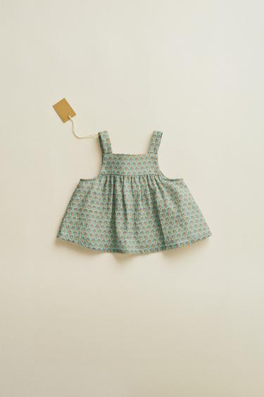 ZARA TIMELESZ – FLORAL PRINT TOP - Sea green by Zara - Image 0
