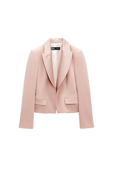 CROPPED TUXEDO BLAZER