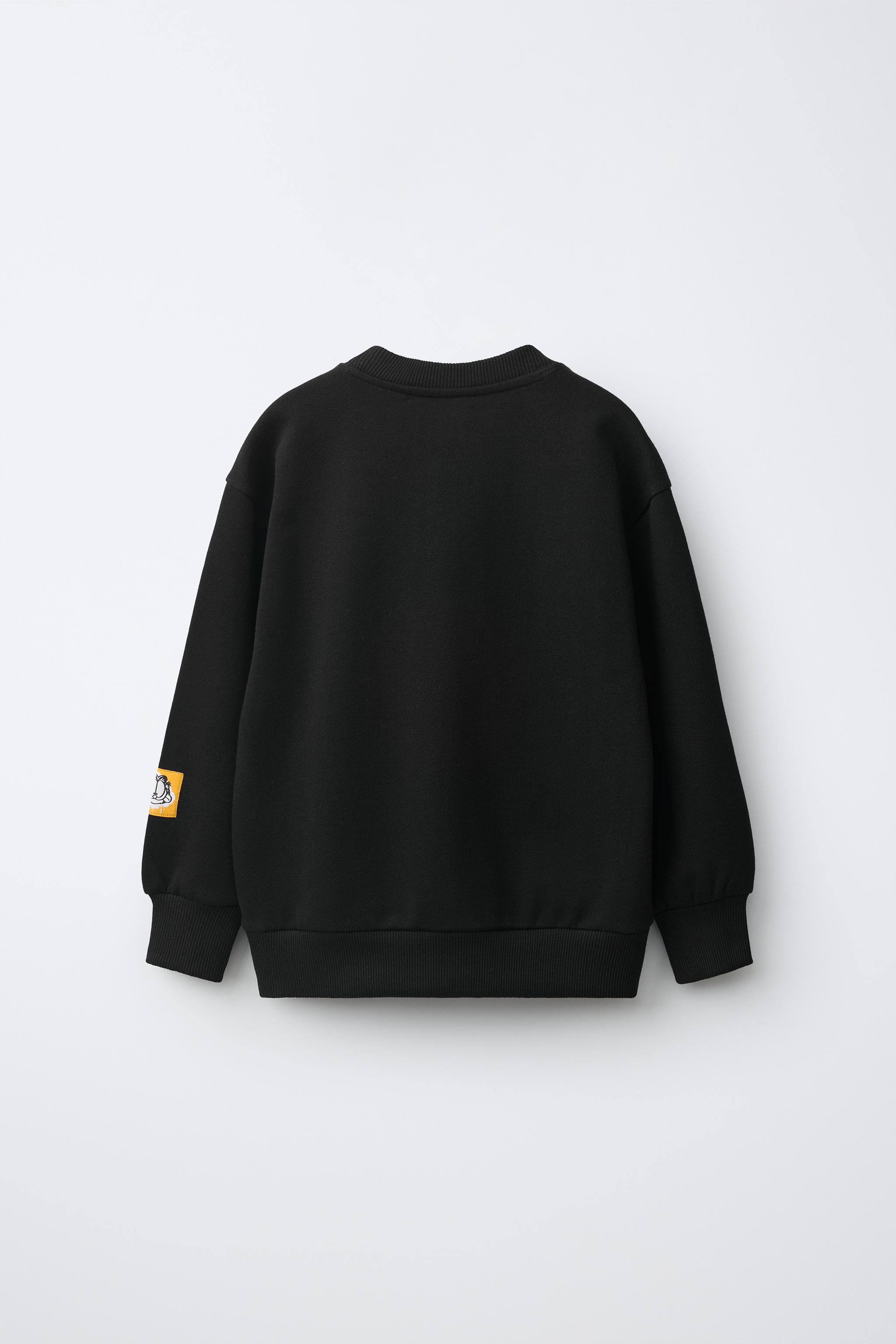 GARFIELD © PAWS INC. PRINT SWEATSHIRT - Black | ZARA Turkey