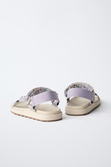 TECHNICAL SANDALS - Lilac by Zara - Image 4
