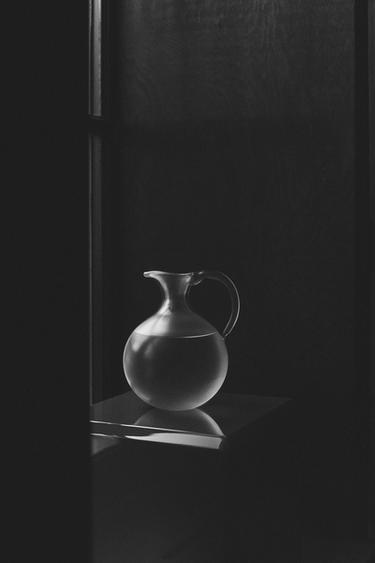 SATIN GLASS PITCHER I COLIN KING - Transparent by Zara
