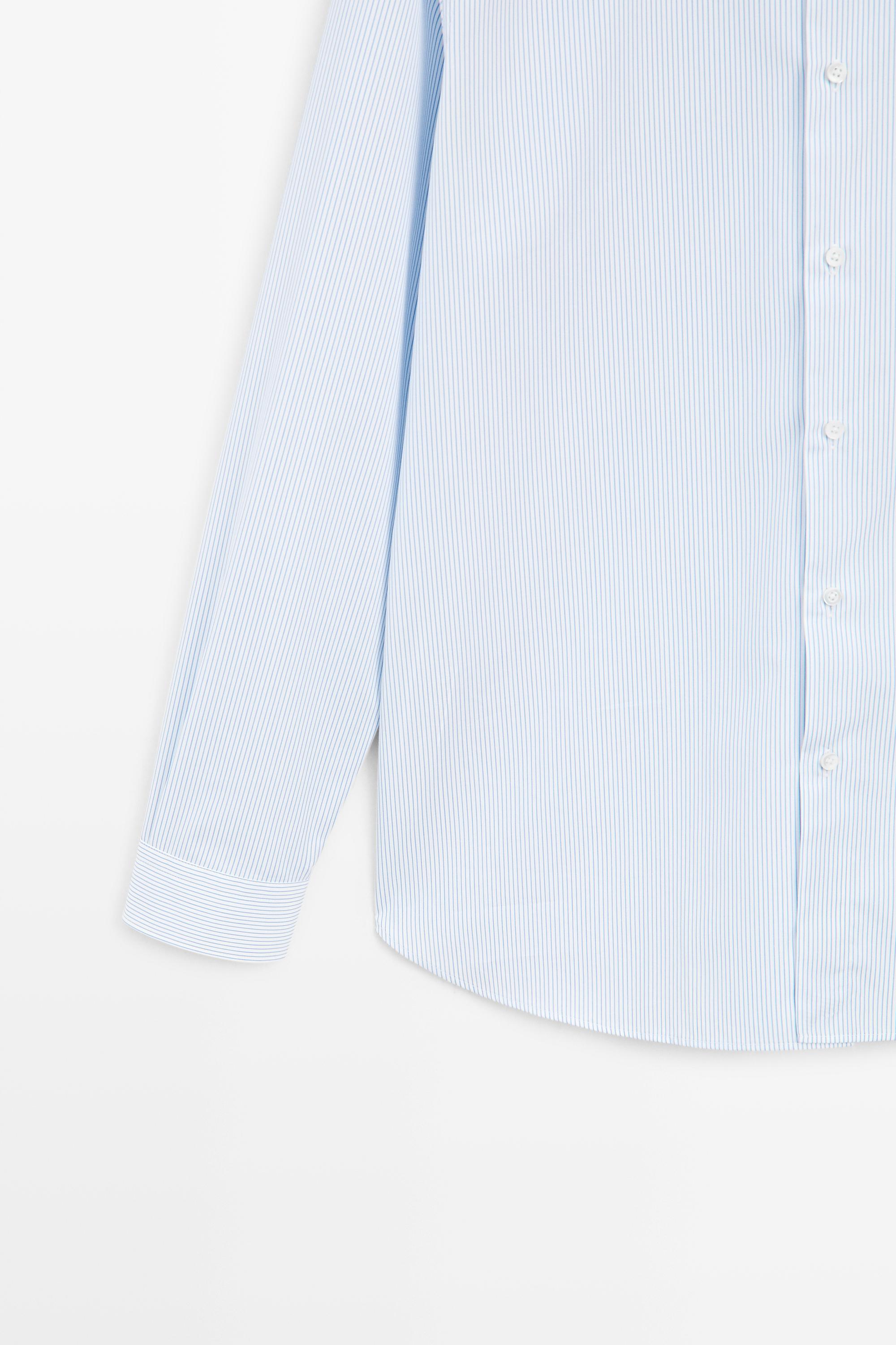 Chemise rayée 100 % coton