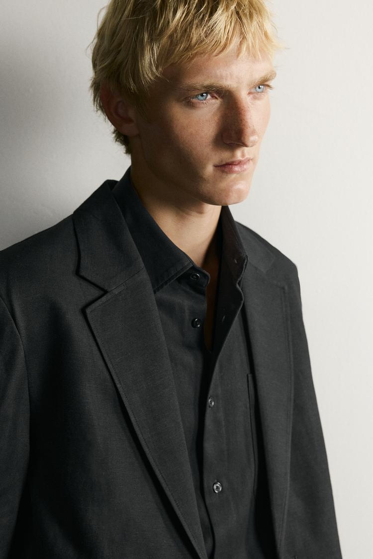 Blazer de traje texturizado 5