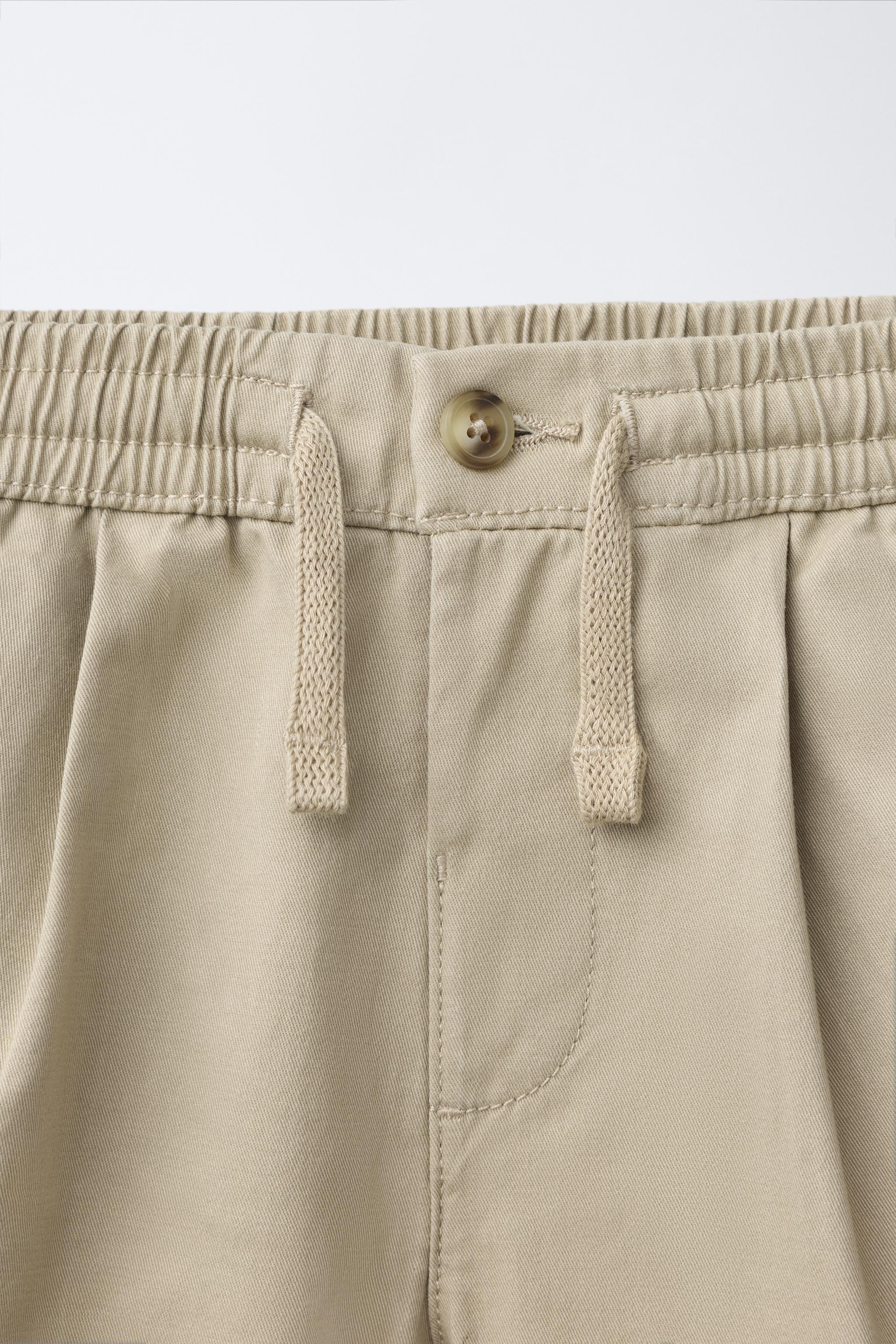 Детские брюки Zara JOGGER CHINO TROUSERS — фото 4