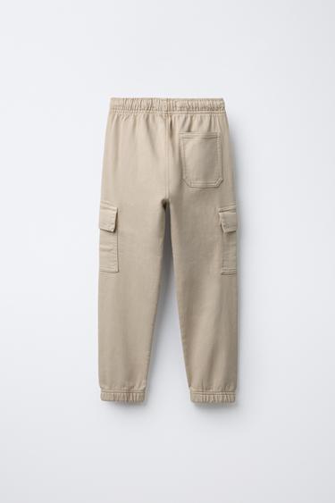 SOFT CARGO JOGGERS - Light beige by Zara - Image 1