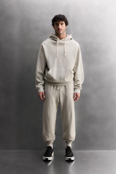 TRAINING HOODIE - Grey marl by Zara - Image 0