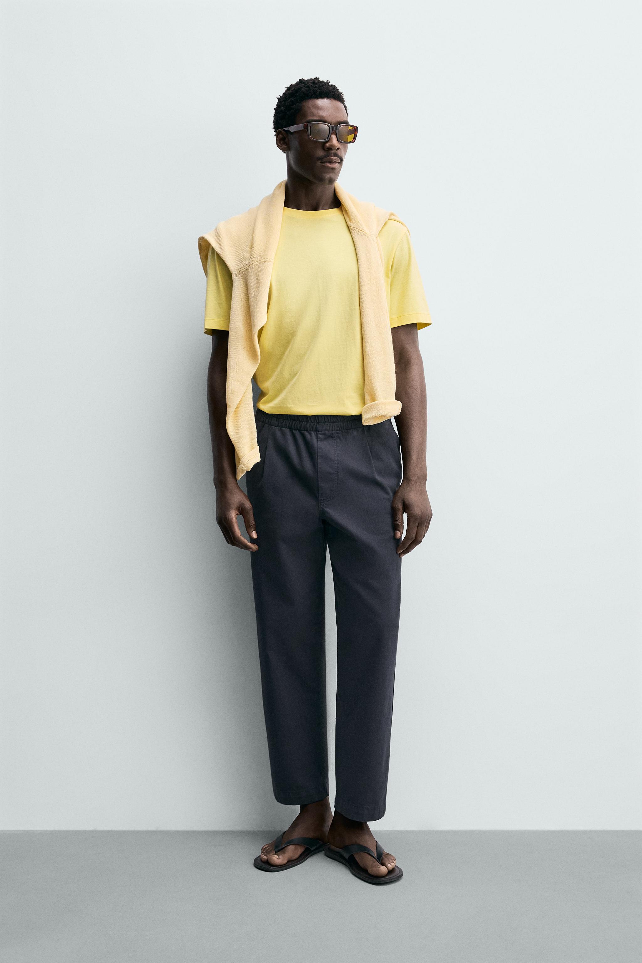 RELAXED FIT COTTON PANTS