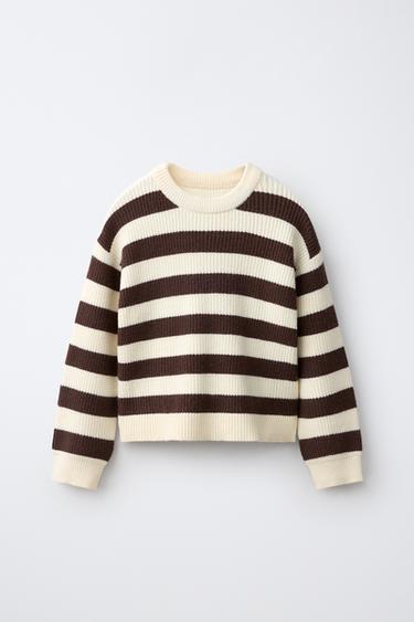 JERSEY PUNTO ESTAMPADO RAYAS - rayas de Zara - Imagen 0