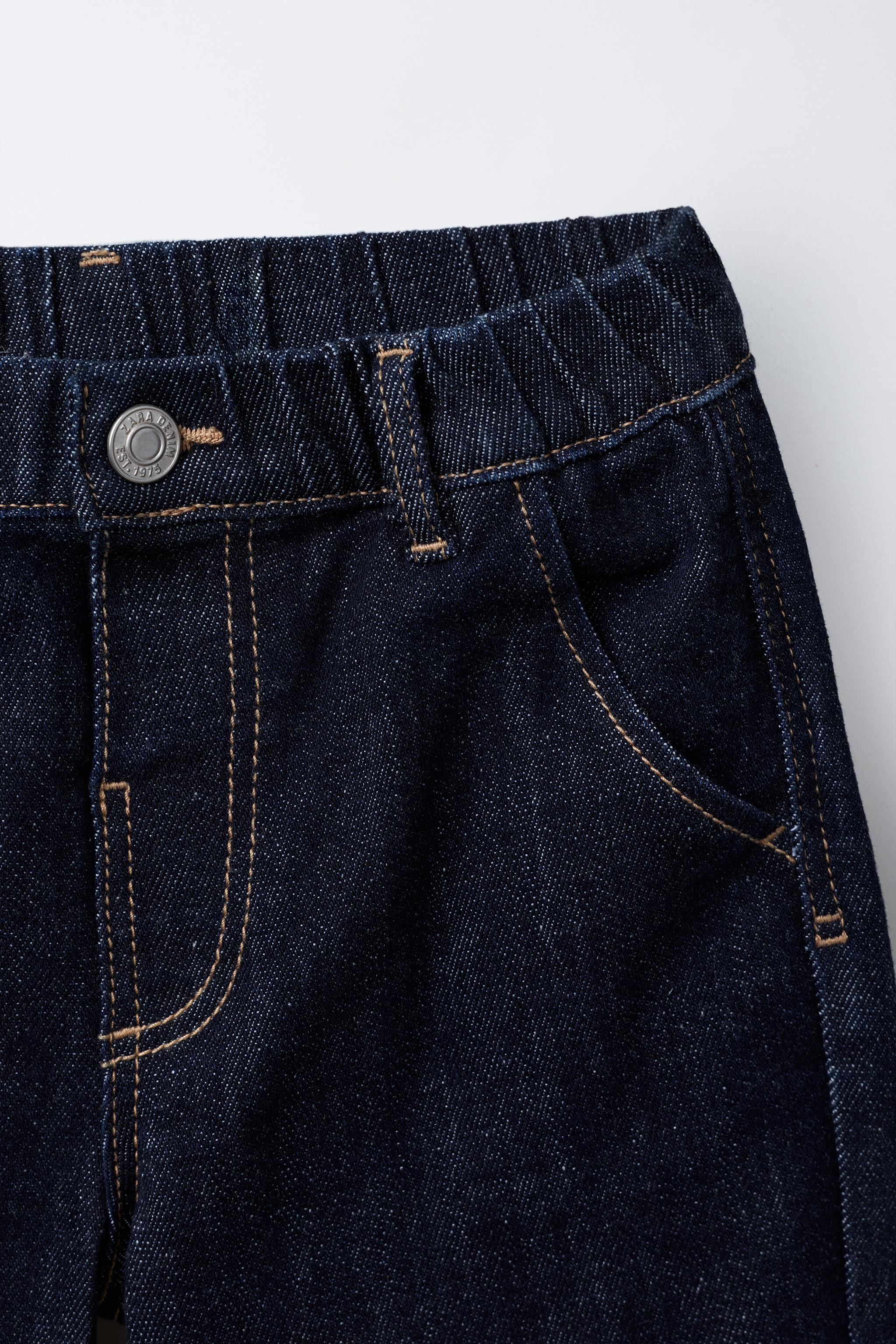 COMFORT BAGGY DENIM PANTS - Mid-blue | ZARA United States