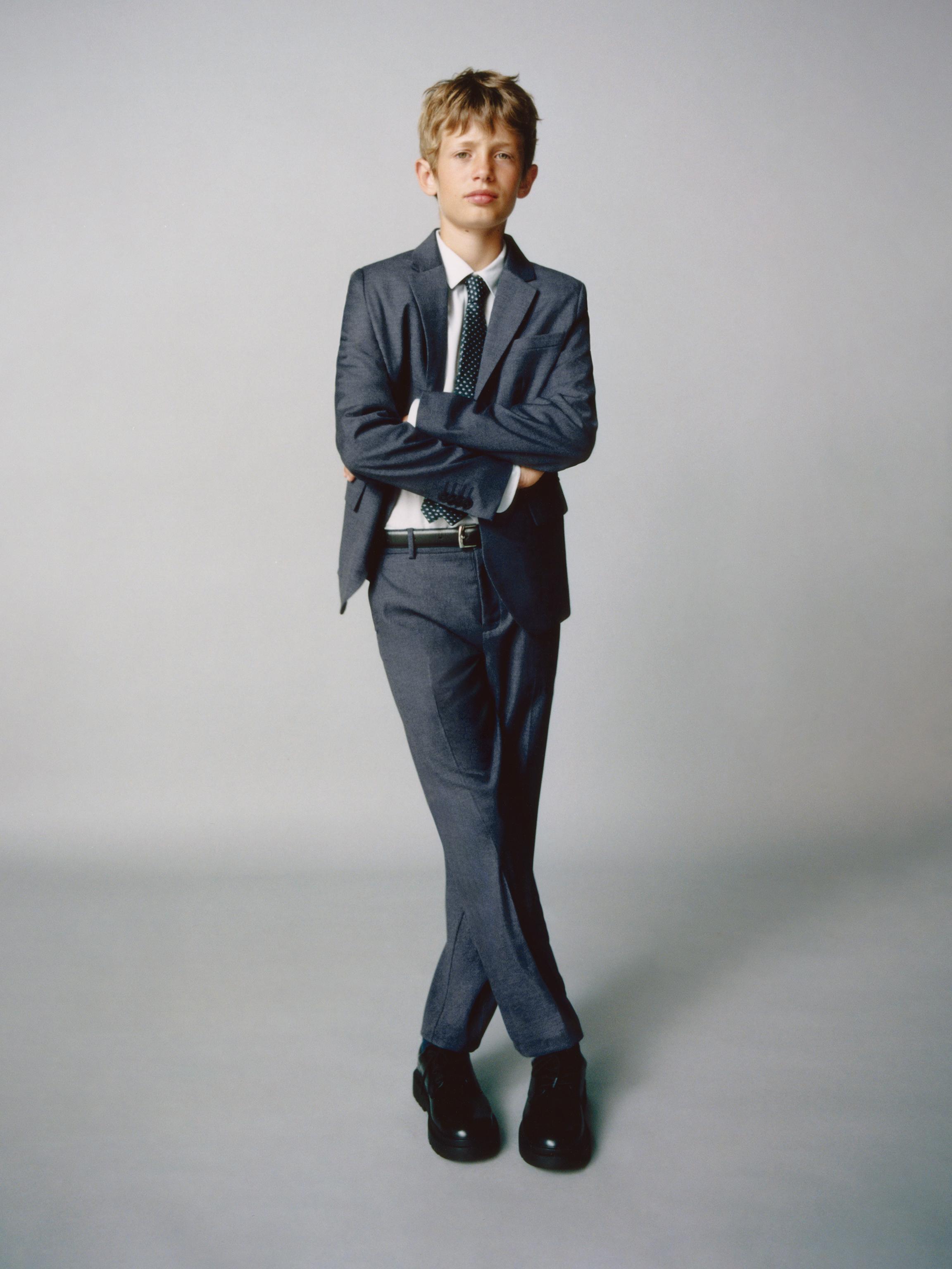 ZARA BOYS フォーマルセットアップ 152 ジャケット パンツ ネクタイ 男の子用スーツ | ZARA 日本