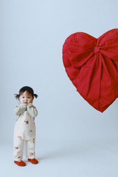 SNOOPY PEANUTS™ TWILL DUNGAREES - Ecru by Zara