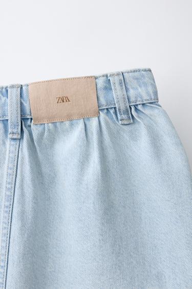 DENIM SKIRT - Light blue by Zara - Image 3