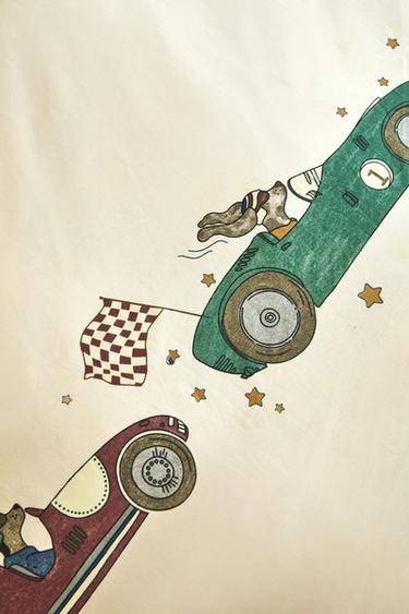 KINDER-BETTBEZUG RENNHUND - Bunt von Zara