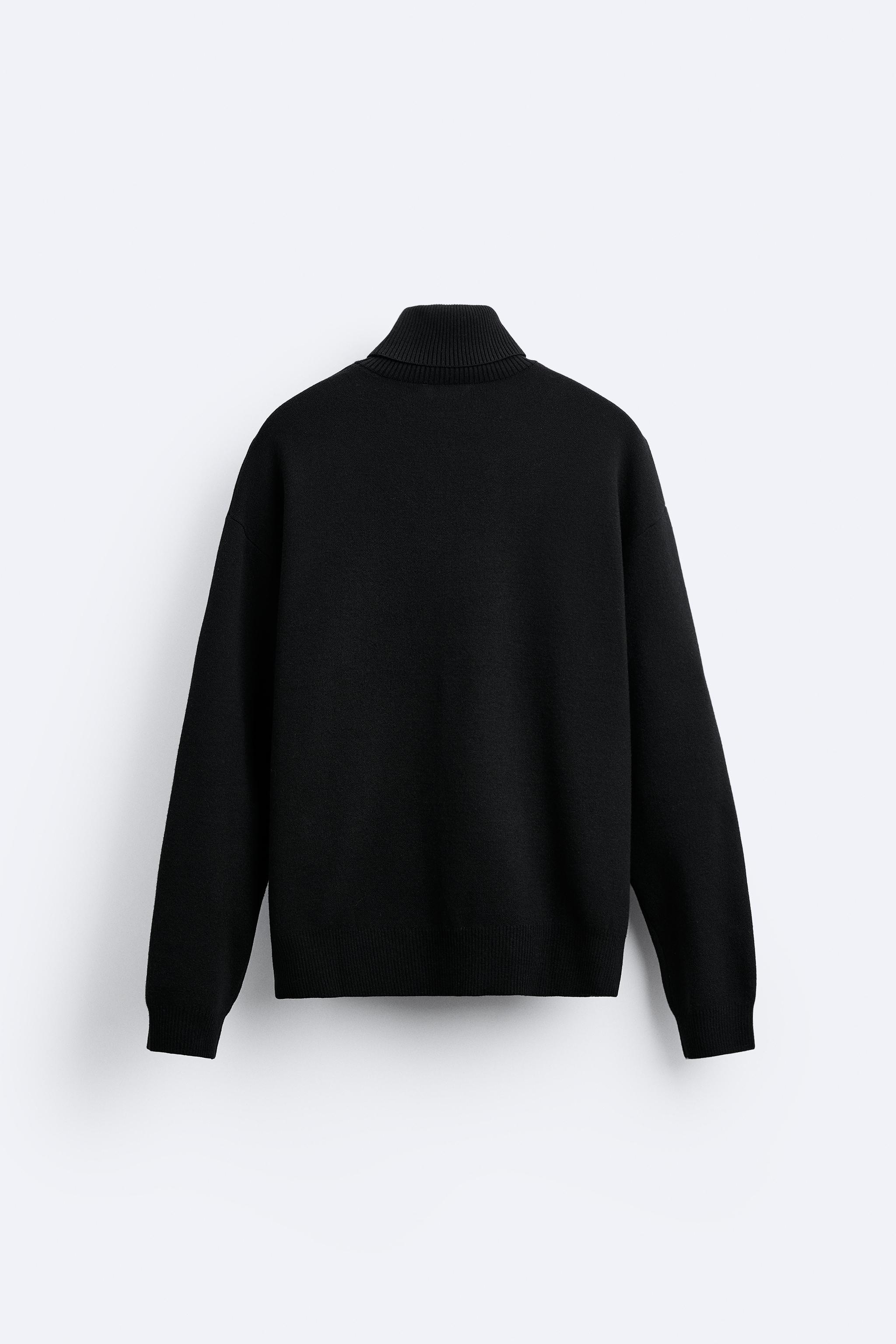 Turtle neck cheap jumper mens zara