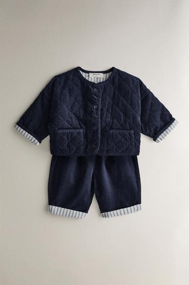 VESTE BÉBÉ CORDUROY - Bleu marine de Zara - Image 3