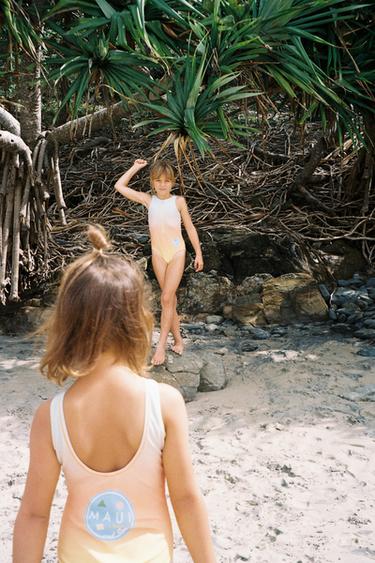 6-14 AÑOS/ BAÑADOR CREMALLERA MAUI & SONS ® - Naranja de Zara