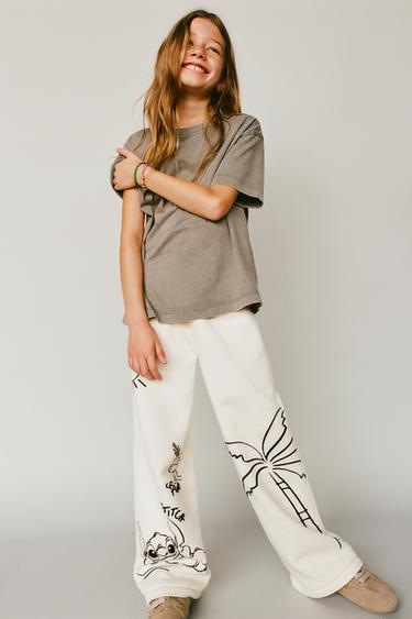 PANTALÓN WIDE LEG LILO & STITCH © DISNEY - Crudo de Zara
