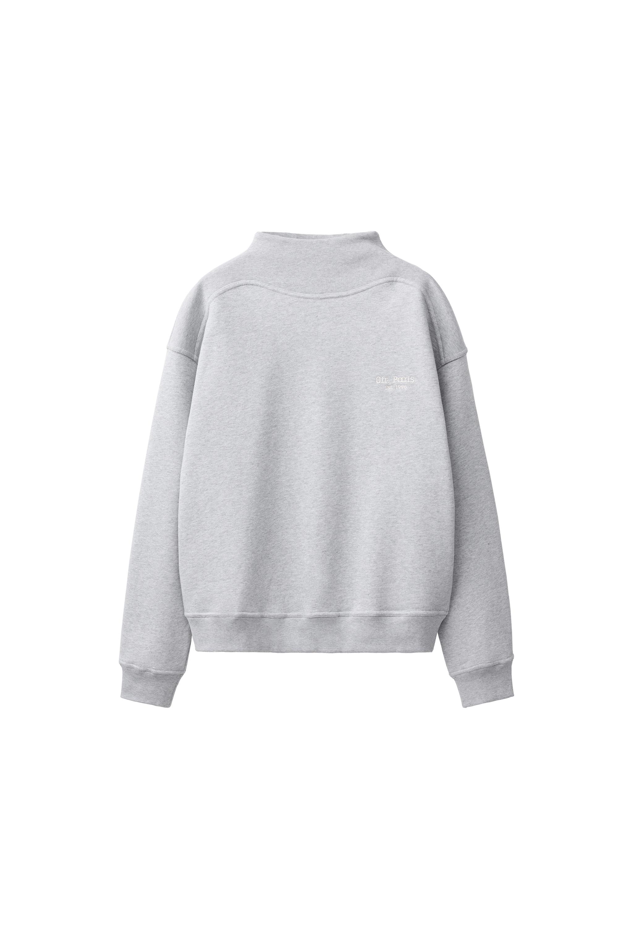 SUDADERA MEZCLA ALGODÓN BORDADO 0FR. PARIS X ZARA