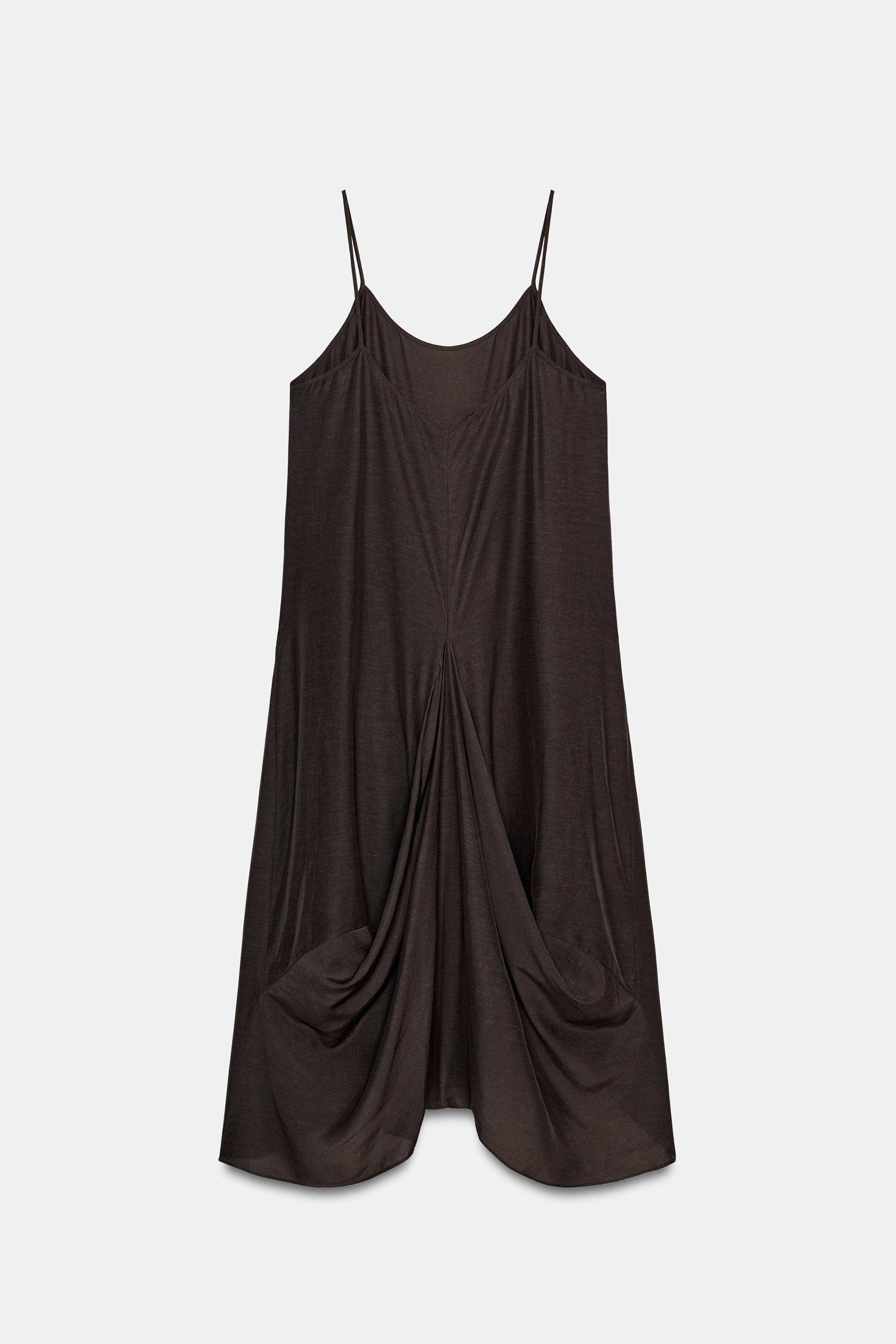 ZW COLLECTION DRAPED VOLUMINOUS DRESS