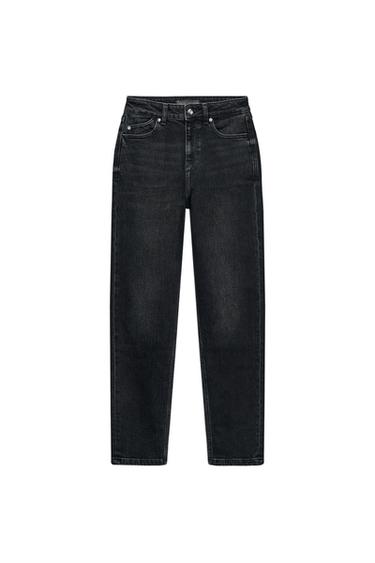 Z1975 MOM FIT БЕЛІ БИІК ДЖИНС - Қара Zara компаниясынан