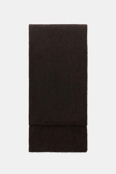 PLAIN BASIC SCARF - Chocolate by Zara - Image 1