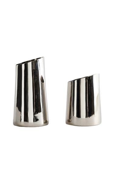 ΒΑΖΟ ΑΠΟ ΧΑΛΥΒΑ - Ασημί του Zara