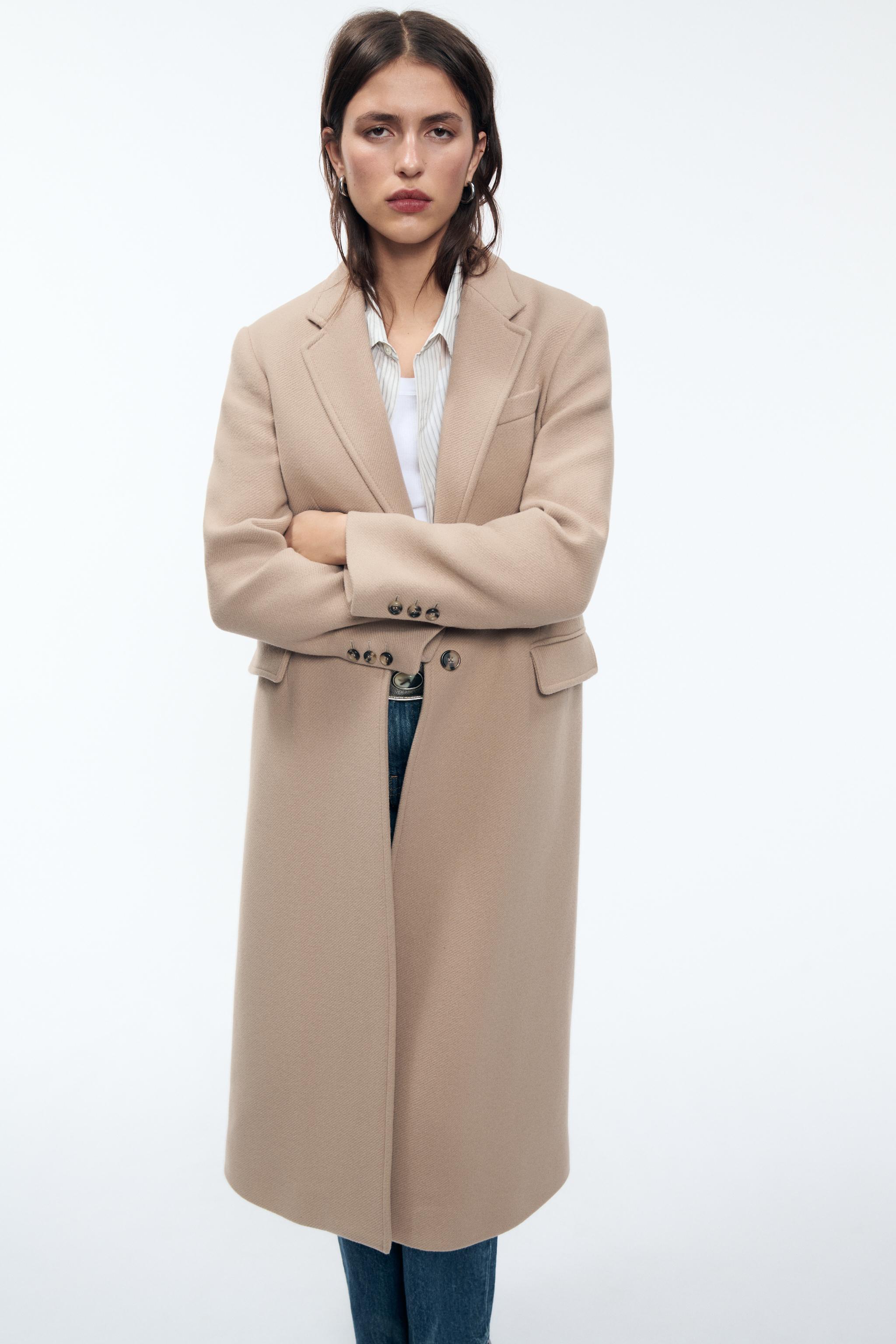 Women s Camel Coats Explore our New Arrivals ZARA South Africa