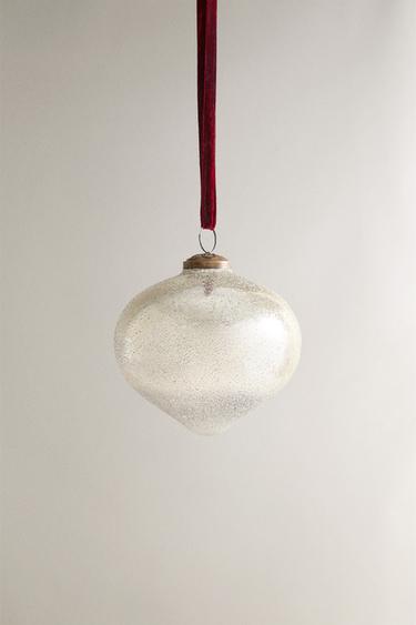 WEIHNACHTSBAUMSCHMUCK MIT TEXTUR - Silber von Zara - Bild 0