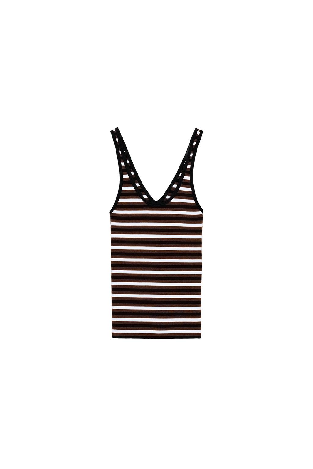 STRIPED TANK TOP - image 3