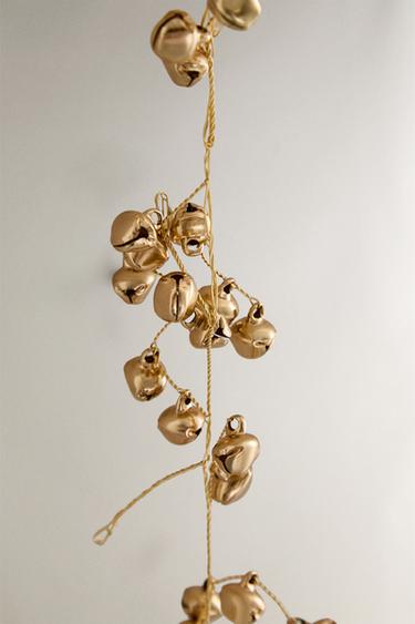 CHRISTMAS GARLAND WITH SLEIGH BELLS - Golden by Zara - Image 3