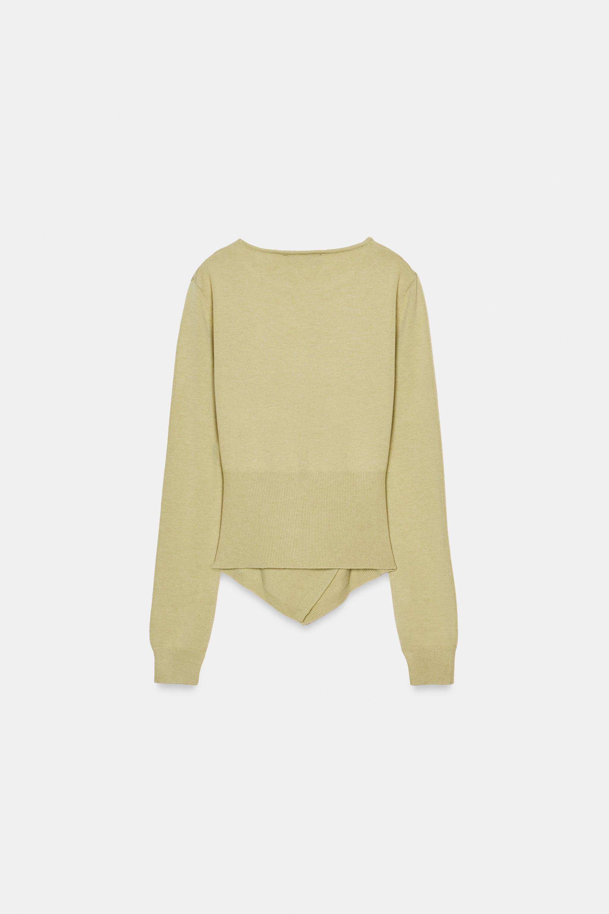 PULL EN MAILLE DRAPÉE