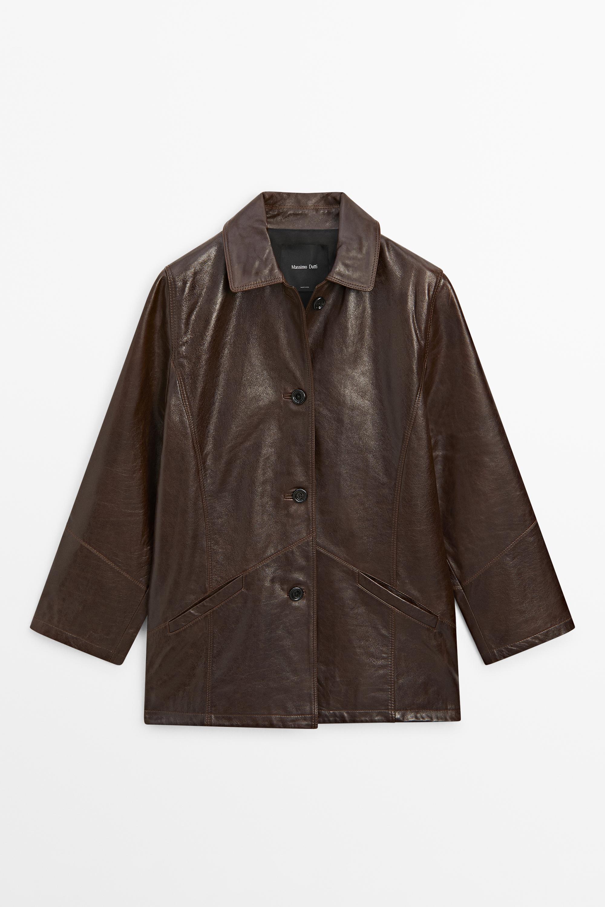 Nappa leather jacket
