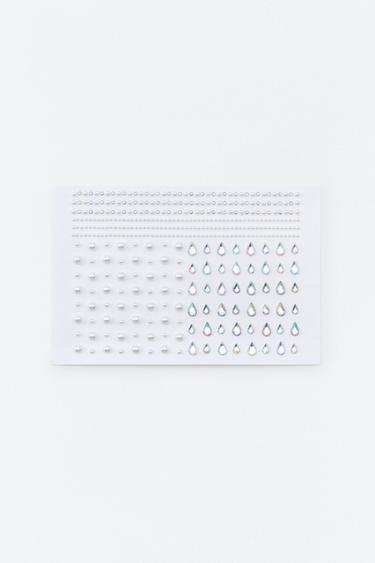 FESTIVAL JEWELLERY STICKERS - TINTED LEATHER by Zara