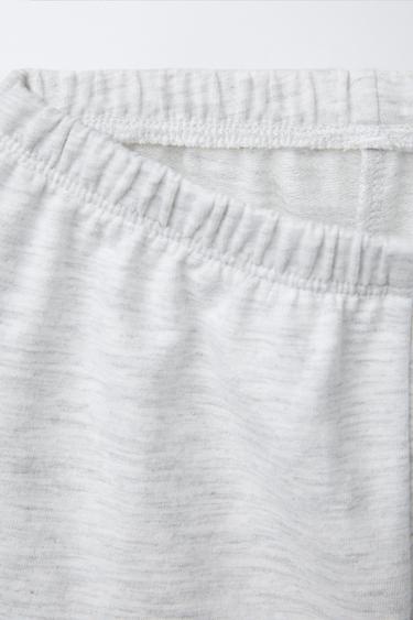 APPLE PATCH SWEATSHIRT AND BERMUDA SHORTS SET - Grey marl by Zara - Image 4